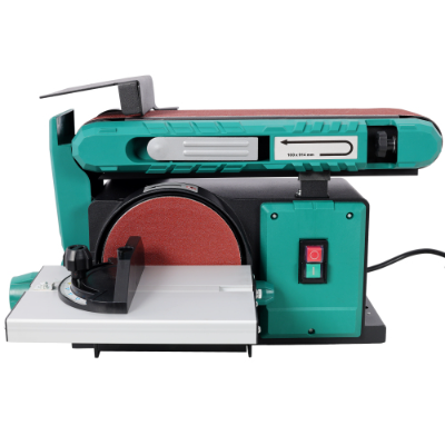 High-Performance Benchtop Belt and Disc Sander, 120V 60Hz, 4x36 In. Belt & 6 In. Disc, Sleek Green Finish - Image 3