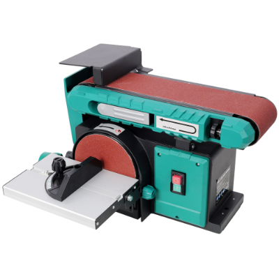 High-Performance Benchtop Belt and Disc Sander, 120V 60Hz, 4x36 In. Belt & 6 In. Disc, Sleek Green Finish - Image 8
