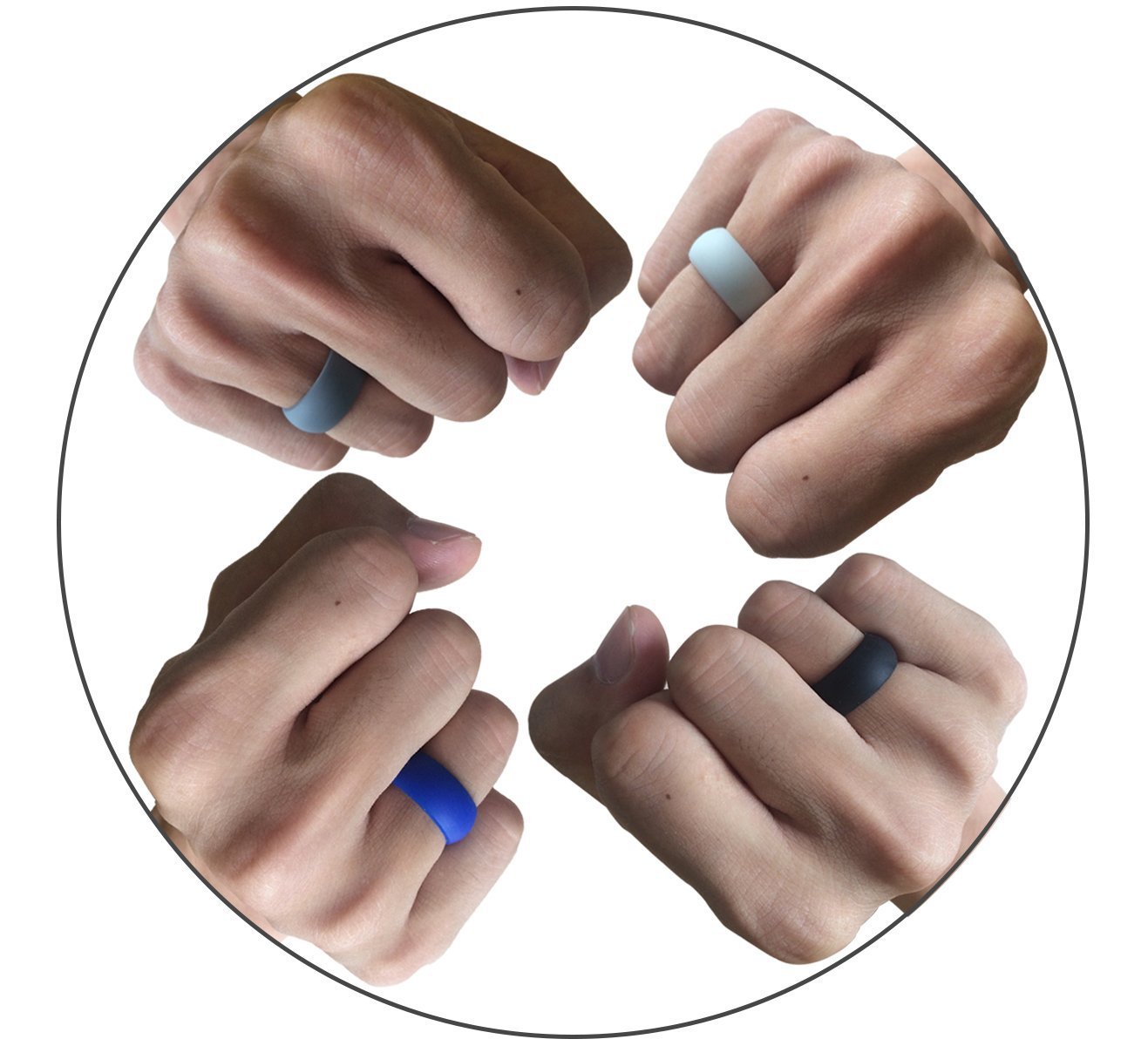 Men's Silicone Ring for Electronic Cigarettes - Durable & Stylish Accessory - Image 3