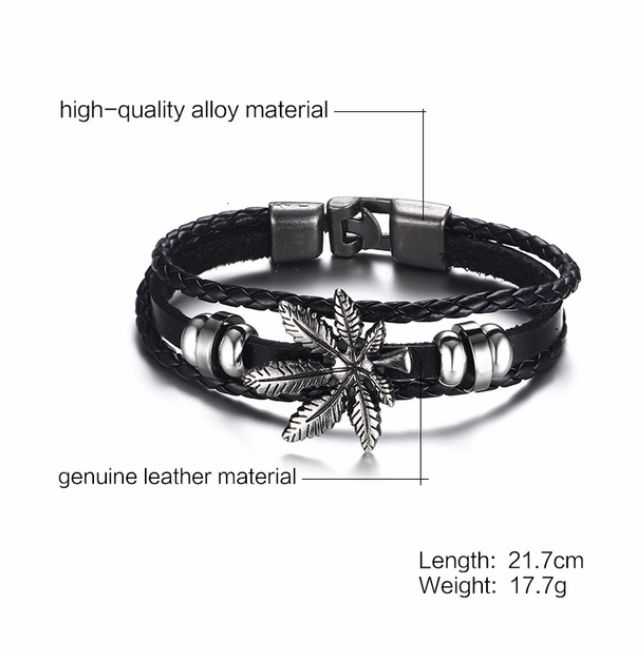 Alloy Lucky Figure 8 Leather Bracelet - Stylish & Unique Accessory - Image 7