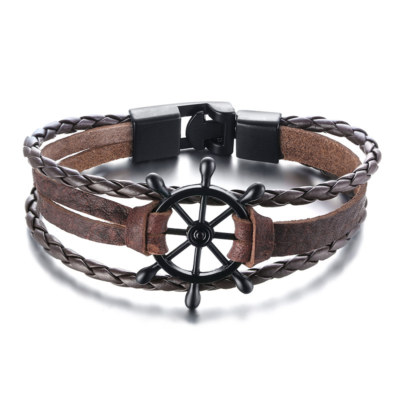 Alloy Lucky Figure 8 Leather Bracelet - Stylish & Unique Accessory - Image 9
