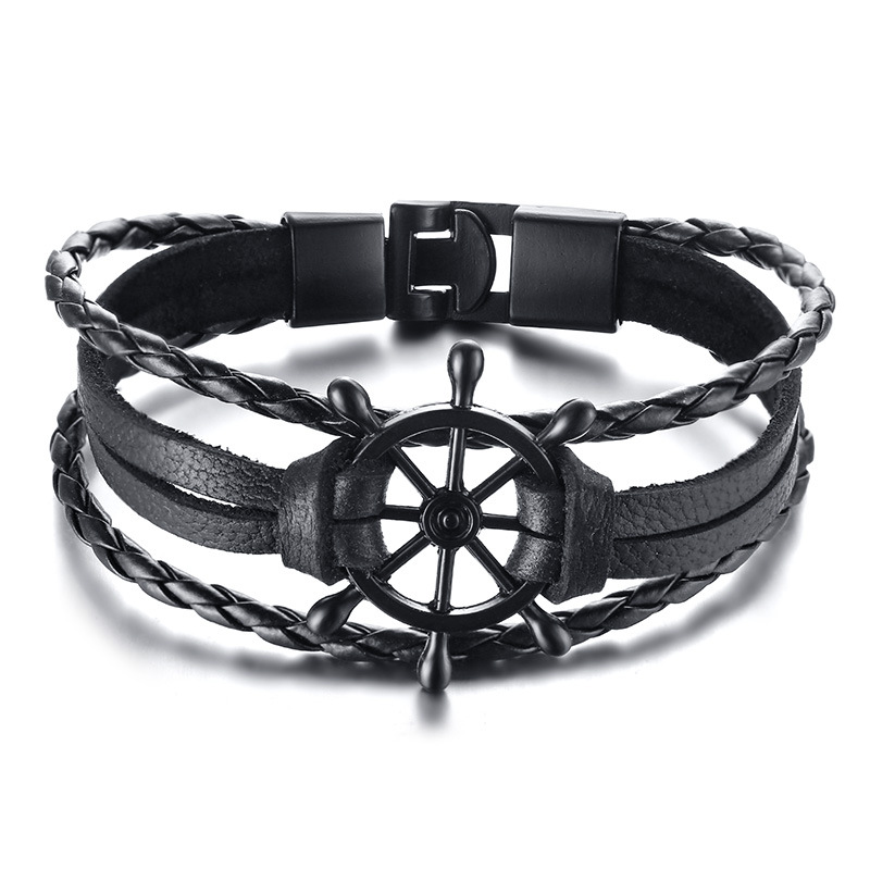 Alloy Lucky Figure 8 Leather Bracelet - Stylish & Unique Accessory - Image 15