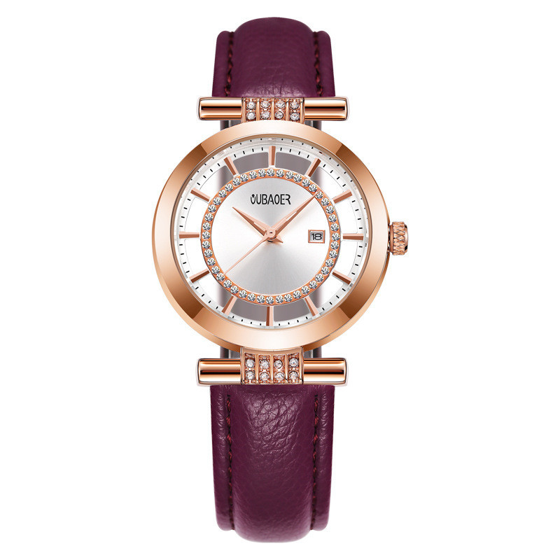 Stylish Rhinestone Personalized Hollow Watch for Fashion Enthusiasts - Image 3