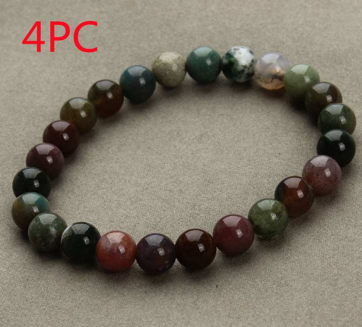 Aventurine Blue Sandstone Round Bead Bracelet - Stylish & Unique Design - Image 14