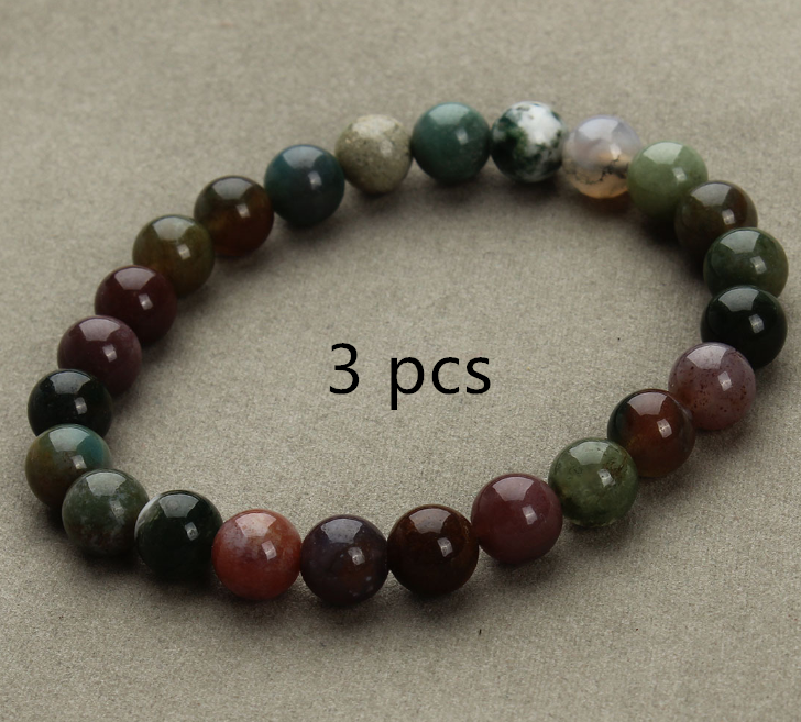 Aventurine Blue Sandstone Round Bead Bracelet - Stylish & Unique Design - Image 21