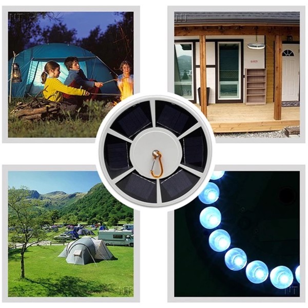 Solar Flagpole Light Strip Hook for Tent Camping - Illuminate Your Outdoor Adventure! - Image 5