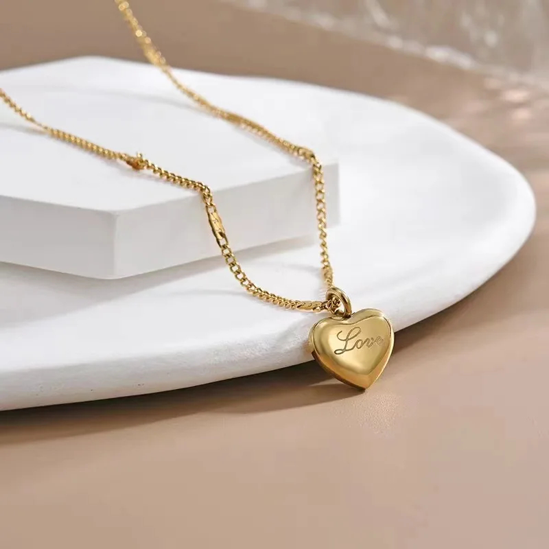 Stylish Vintage Heart Pendant Necklace for Women - Elegant Party Jewelry & Birthday Gifts - Image 5