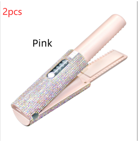 2-in-1 Electric USB Hair Straightening Brush & Curler - Multifunctional Styler Comb - Image 8