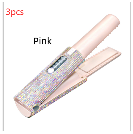 2-in-1 Electric USB Hair Straightening Brush & Curler - Multifunctional Styler Comb - Image 9