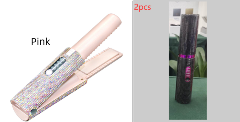2-in-1 Electric USB Hair Straightening Brush & Curler - Multifunctional Styler Comb - Image 16