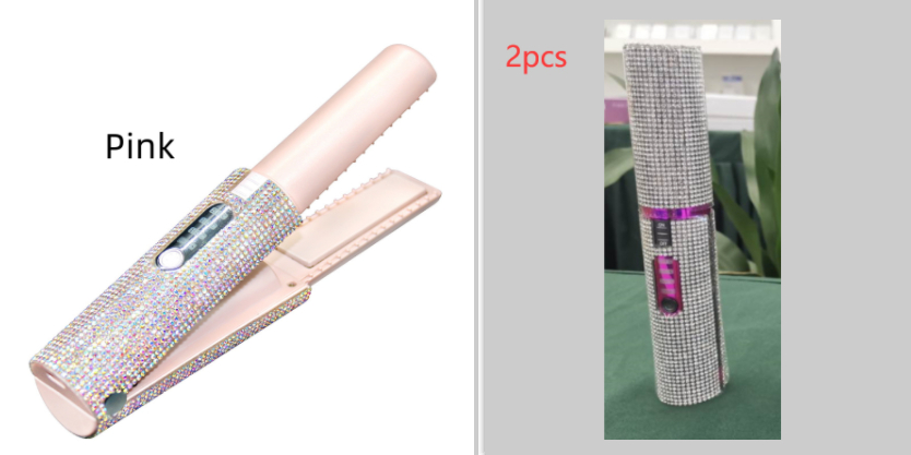 2-in-1 Electric USB Hair Straightening Brush & Curler - Multifunctional Styler Comb - Image 21