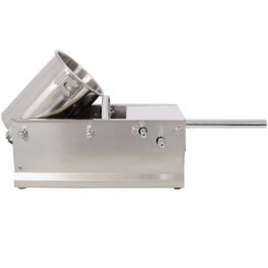3L 7LBS Stainless Steel Horizontal Sausage Stuffer, Manual Sausage Maker with 4PCS Nozzles for Home & Commercial Use