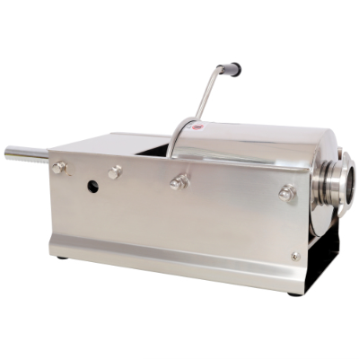3L 7LBS Stainless Steel Horizontal Sausage Stuffer, Manual Sausage Maker with 4PCS Nozzles for Home & Commercial Use - Image 7