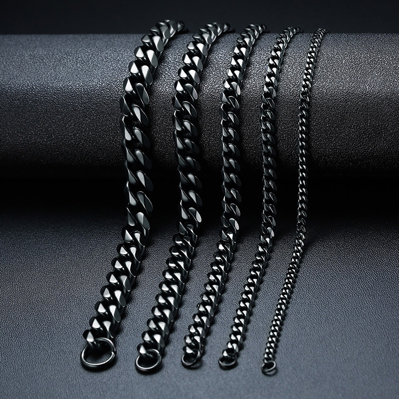 Stylish Stainless Steel Cuban Bracelet - Popular in Japan and South Korea - Image 3
