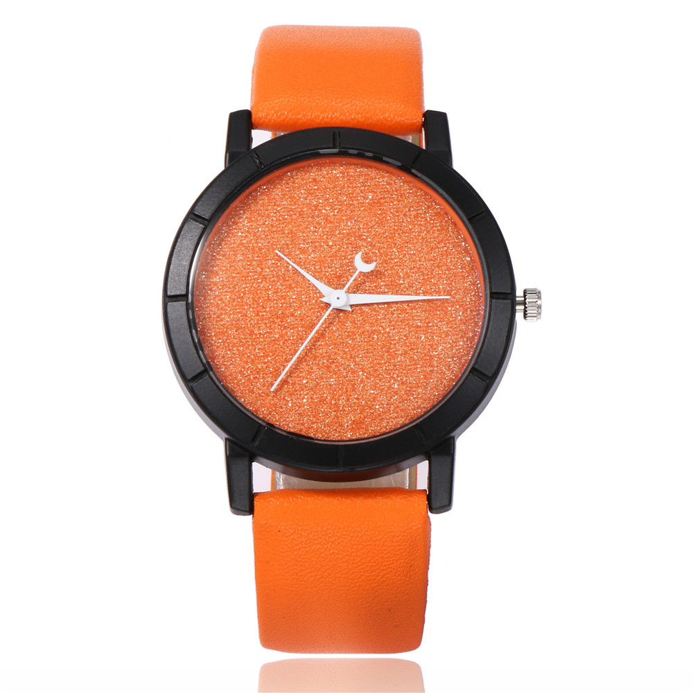 Elegant and Minimalist Gypsophila Belt Watch for Women - Frosted Moon Pointer Quartz Timepiece for Students and Couples - Image 4