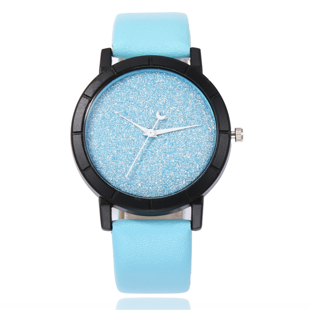 Elegant and Minimalist Gypsophila Belt Watch for Women - Frosted Moon Pointer Quartz Timepiece for Students and Couples - Image 6
