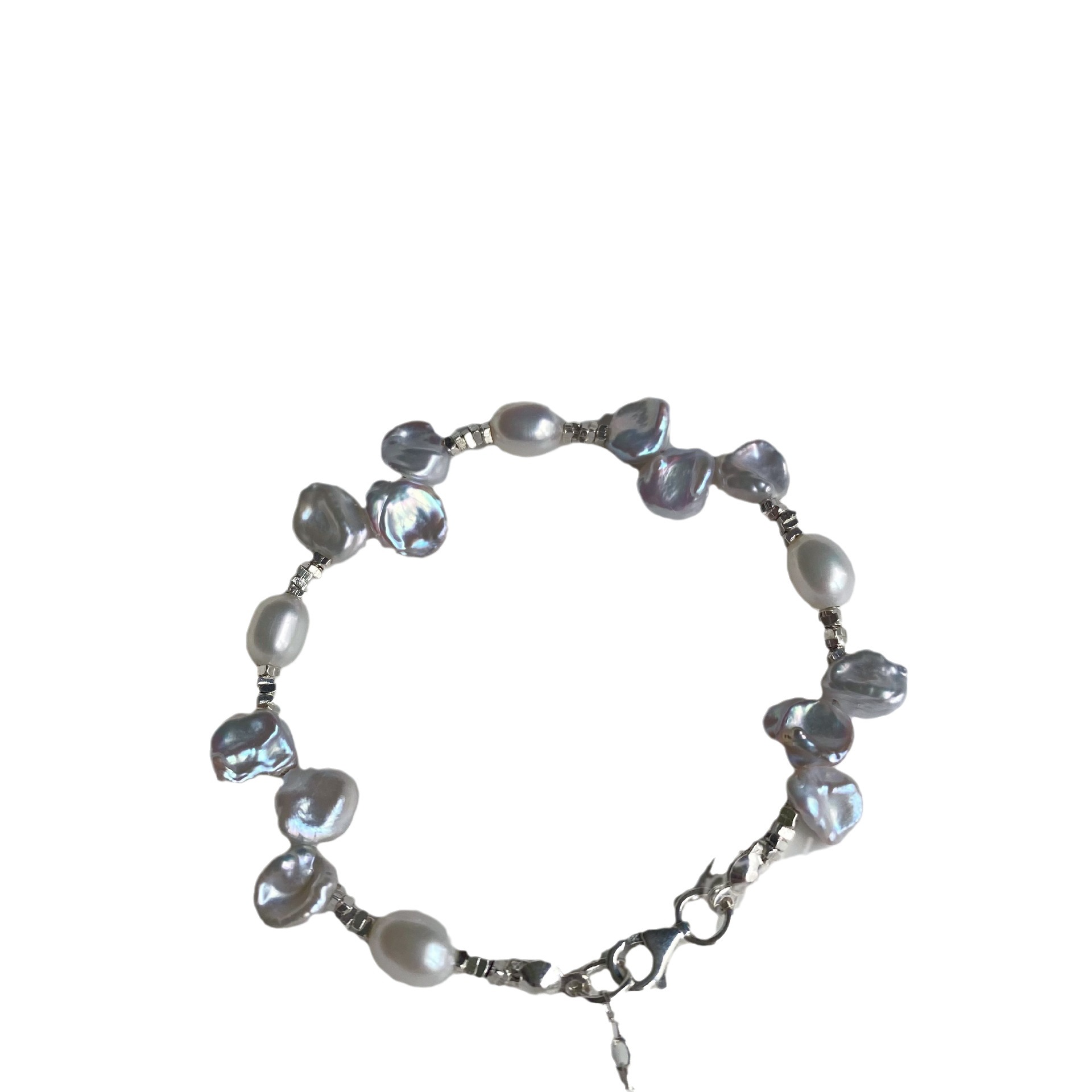 Elegant Women's Pearl Bracelet with Butterfly Necklace – Stylish Jewelry Set - Image 5