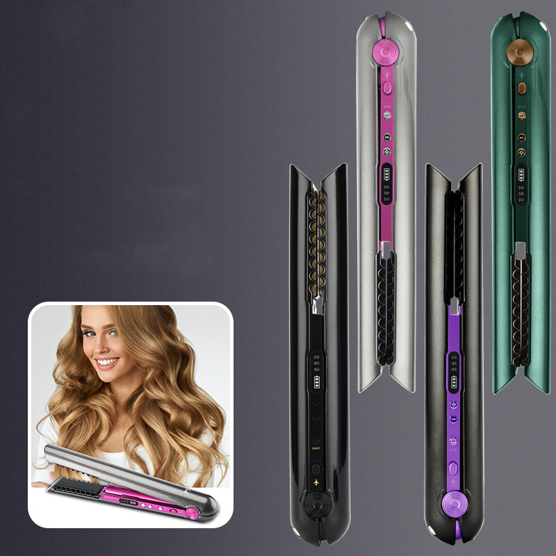 USB Wireless Hair Straightener Comb with Charging Capability - Image 2