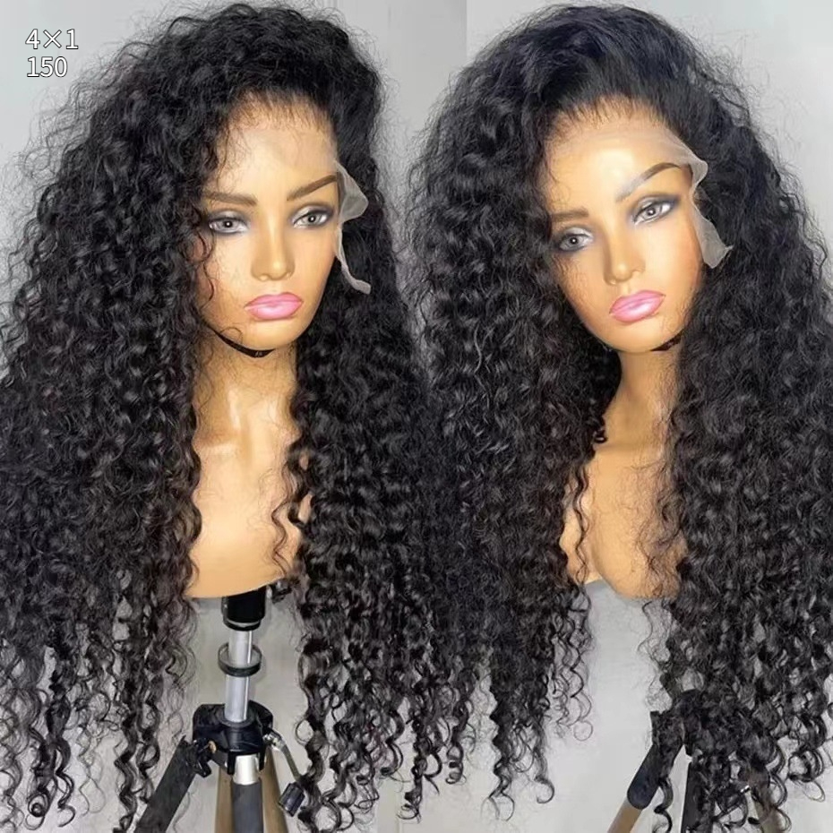 Deep Wave T Part Frontal Wig - Premium Human Hair Headgear for Stunning Styles - Image 6