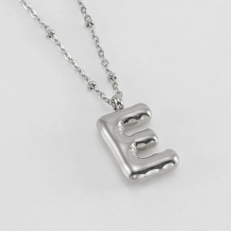 Trendy Women’s Bubble Letter Pendant Necklace - Stylish Fashion Accessory - Image 29