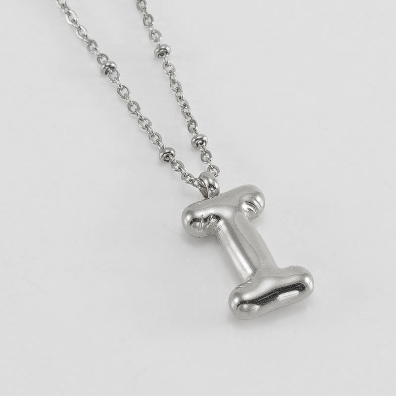 Trendy Women’s Bubble Letter Pendant Necklace - Stylish Fashion Accessory - Image 34