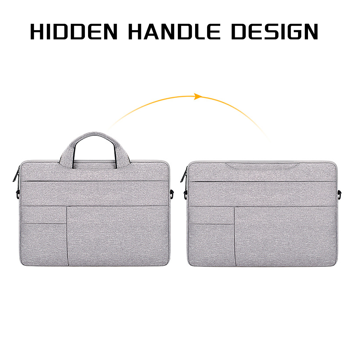 13-15.6 Inch Laptop Bag - Stylish Carrying Case with Shoulder Strap for Business, Leisure, or School Use
