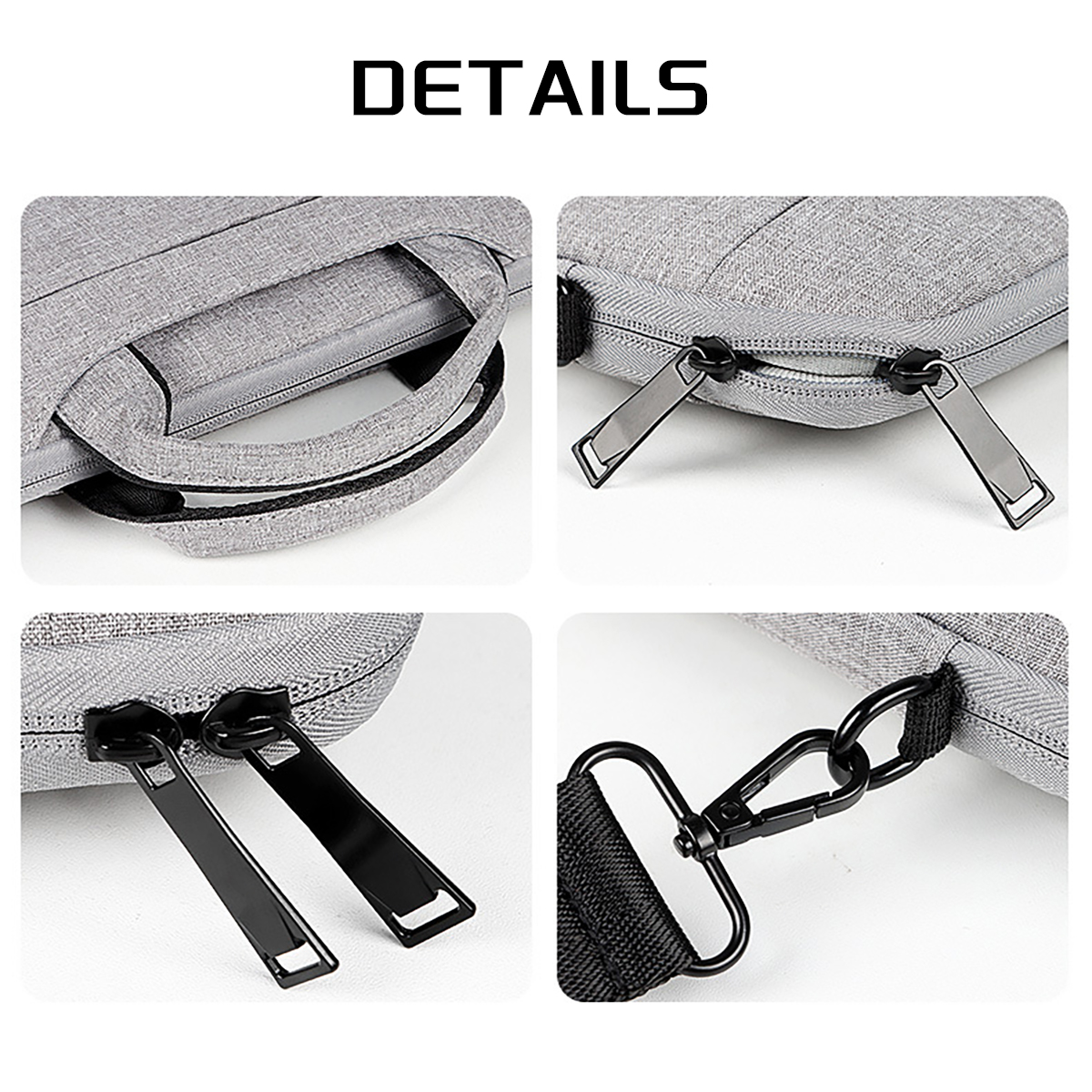 13-15.6 Inch Laptop Bag - Stylish Carrying Case with Shoulder Strap for Business, Leisure, or School Use - Image 12