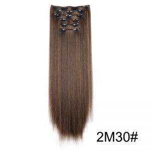 Wig Extensions 6-Piece Set for Long, Sleek Straight Hair - Enhance Your Look!