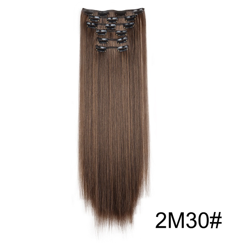 Wig Extensions 6-Piece Set for Long, Sleek Straight Hair - Enhance Your Look!