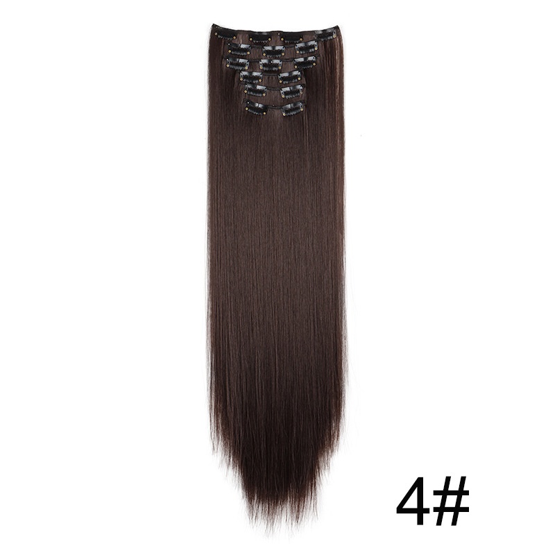 Wig Extensions 6-Piece Set for Long, Sleek Straight Hair - Enhance Your Look! - Image 6