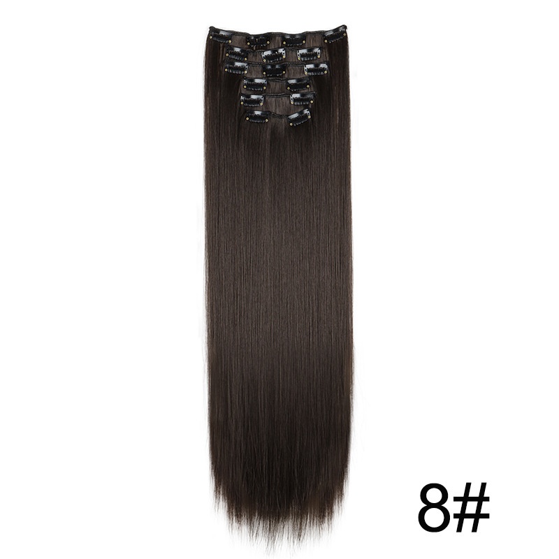 Wig Extensions 6-Piece Set for Long, Sleek Straight Hair - Enhance Your Look! - Image 9