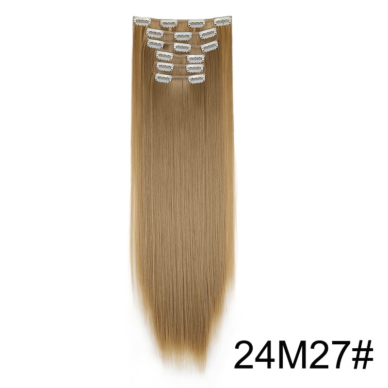 Wig Extensions 6-Piece Set for Long, Sleek Straight Hair - Enhance Your Look! - Image 13