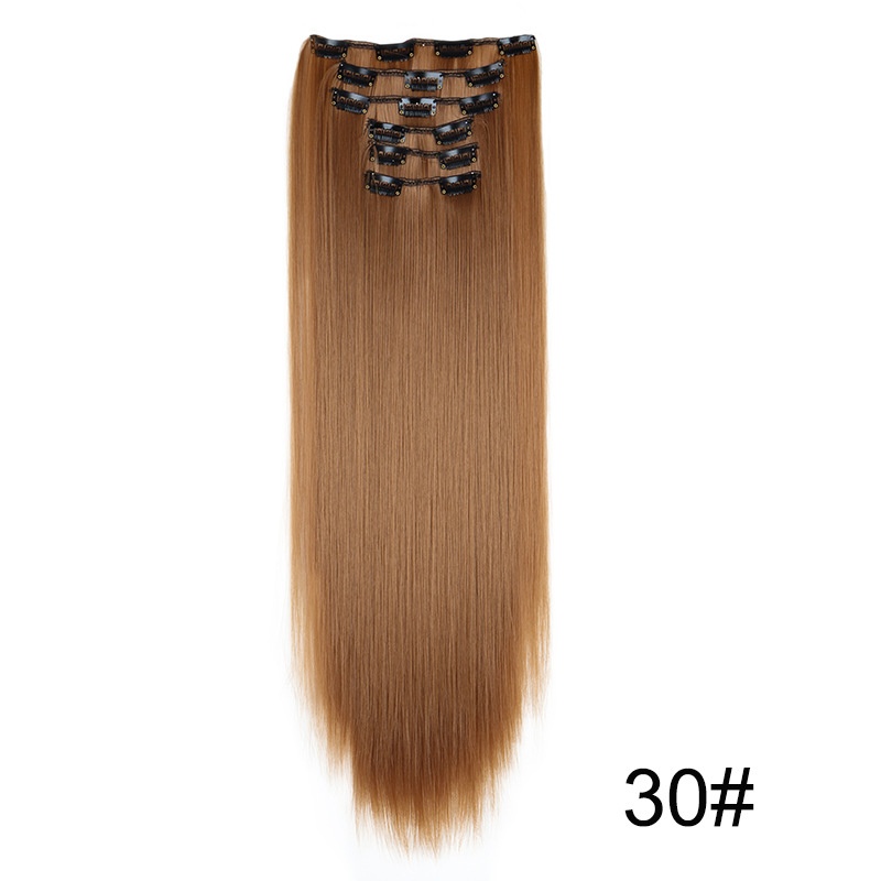 Wig Extensions 6-Piece Set for Long, Sleek Straight Hair - Enhance Your Look! - Image 17