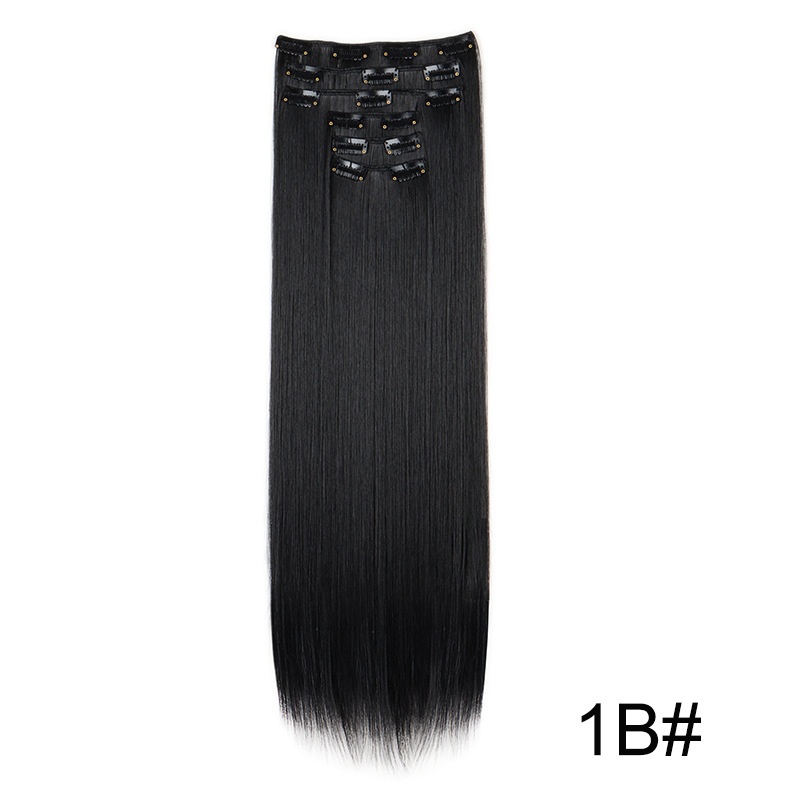 Wig Extensions 6-Piece Set for Long, Sleek Straight Hair - Enhance Your Look! - Image 26