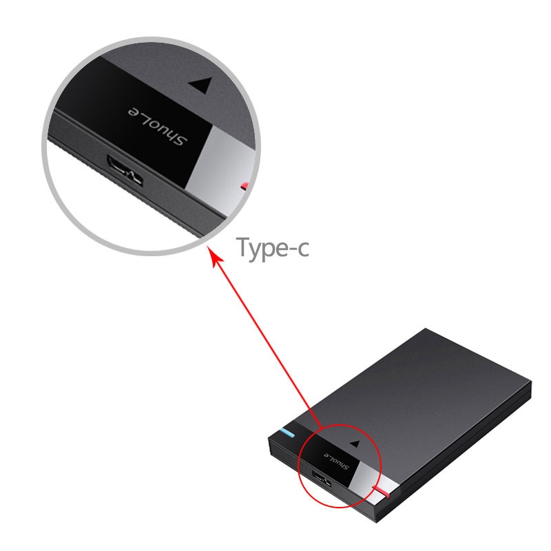 USB 3.0 High-Speed External Mobile Hard Drive Enclosure - Image 2