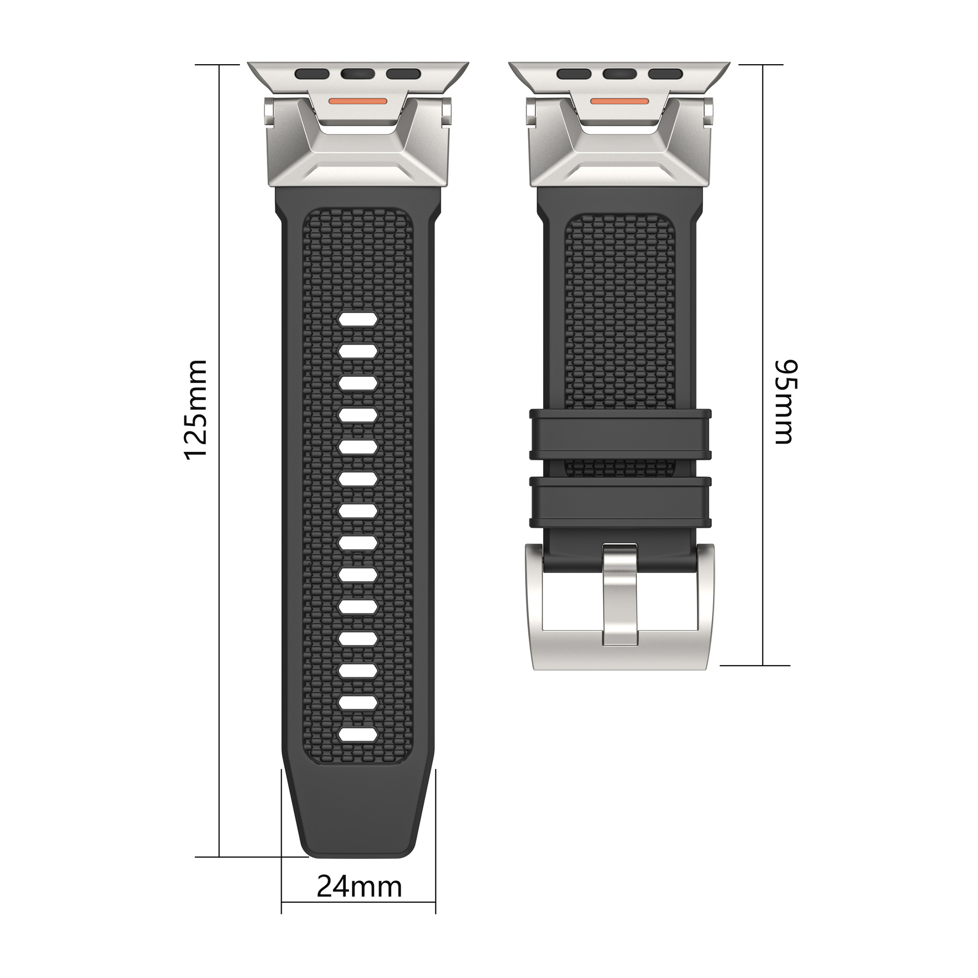Versatile Outdoor Sports Silicone Strap in Solid Colors for All Activities - Image 3