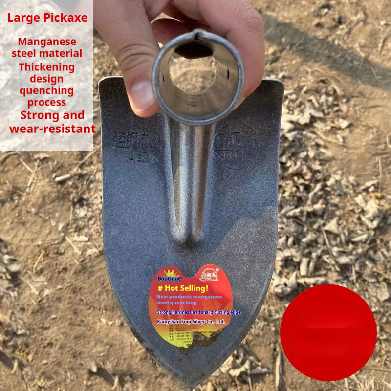 Premium Agricultural Pointed Hoe - Manganese Steel Quenching Weeding Ripper Plough Tool - Image 3
