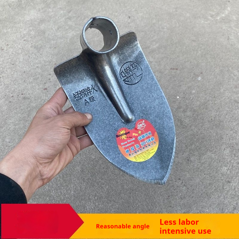 Premium Agricultural Pointed Hoe - Manganese Steel Quenching Weeding Ripper Plough Tool - Image 4
