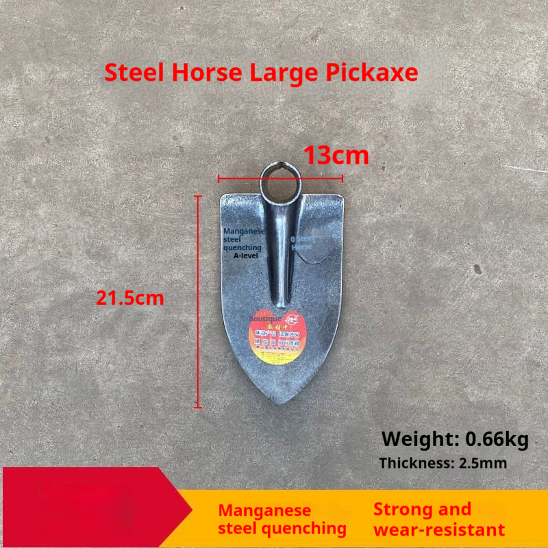 Premium Agricultural Pointed Hoe - Manganese Steel Quenching Weeding Ripper Plough Tool - Image 6