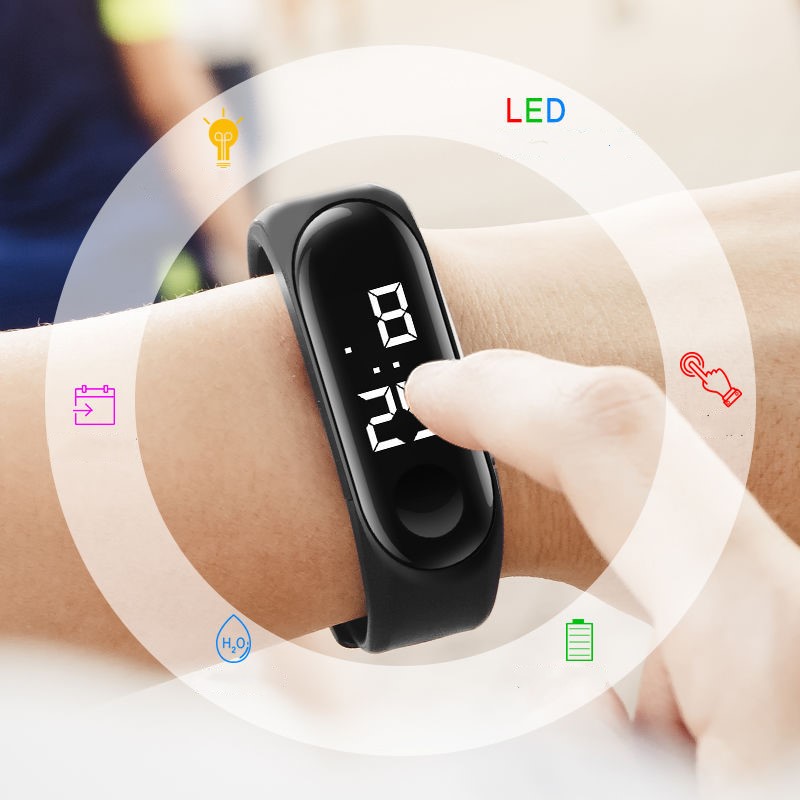 Waterproof Touchscreen LED Digital Watch - Stylish & Functional - Image 11