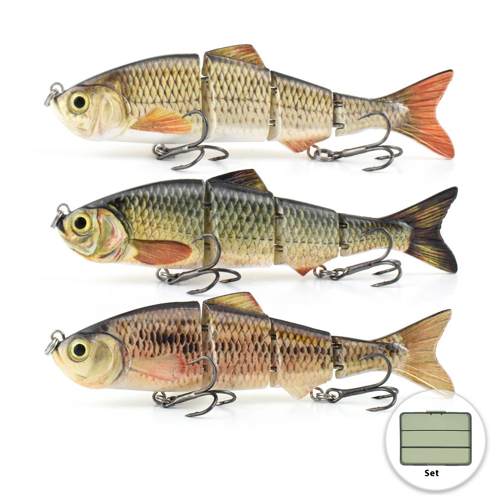 Multi-Section Metal Link Flexible Swimming Simulation Fish Combo Suit - Image 2