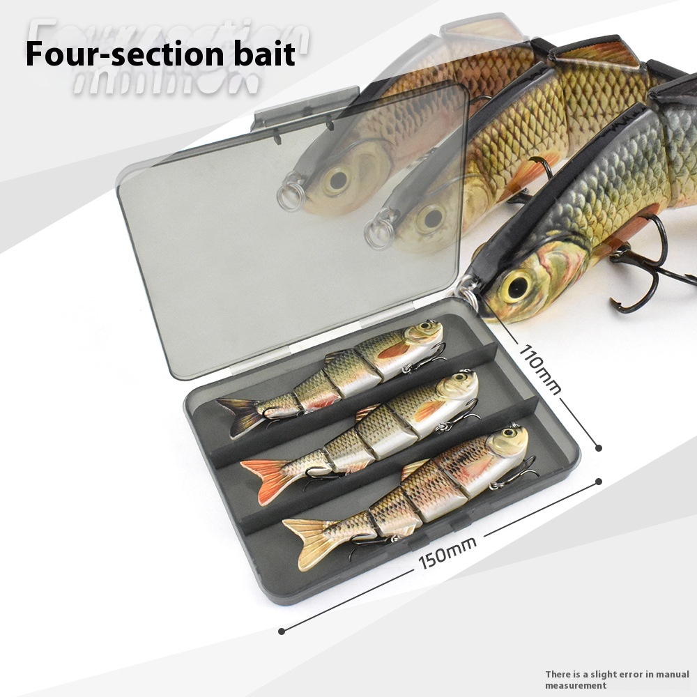 Multi-Section Metal Link Flexible Swimming Simulation Fish Combo Suit - Image 8