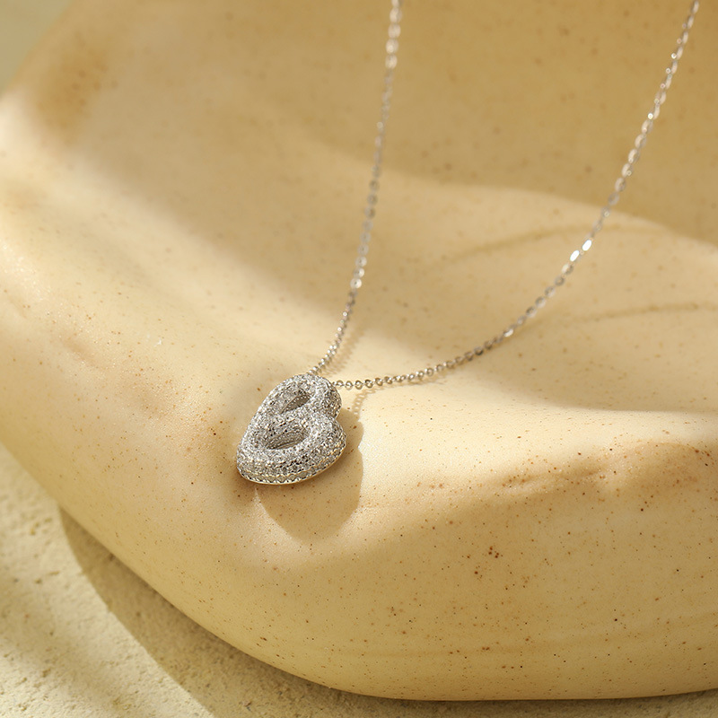 Chunky Stainless Steel Bubble Letter Initial Pendant for Women - Zircon Balloon 26 Letter Necklaces, Unique Personality Jewelry - Image 52