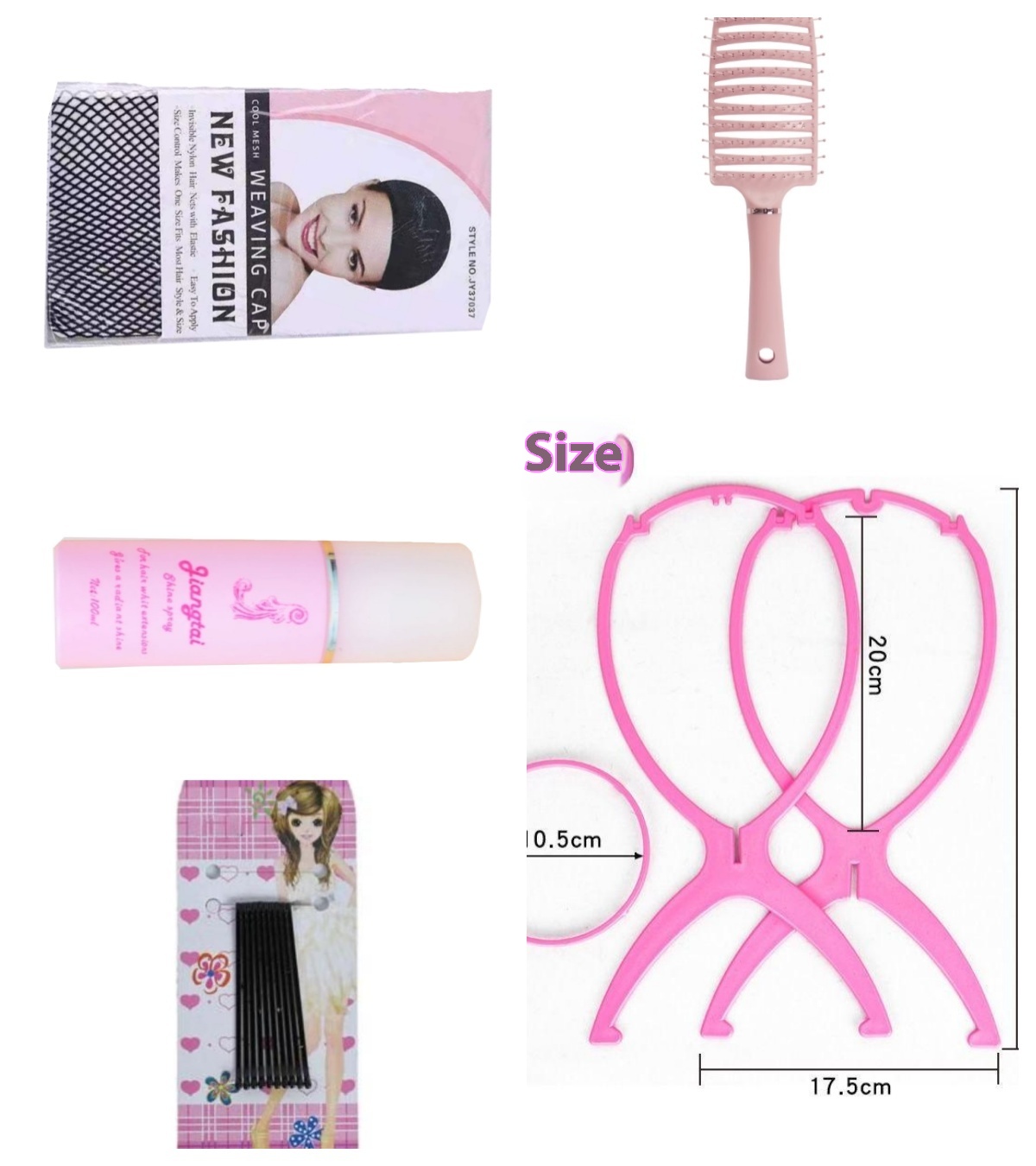 High-Level Full Repair Inner Angle Long Straight Full-Head Wig for Hair Restoration - Image 5