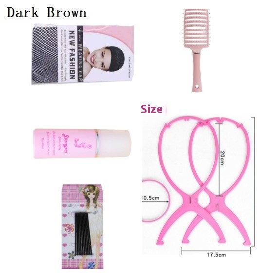 High-Level Full Repair Inner Angle Long Straight Full-Head Wig for Hair Restoration - Image 6