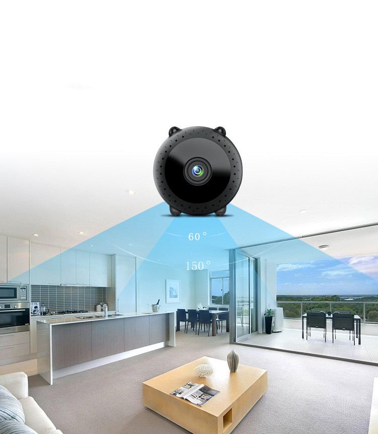 Wireless Mini USB 1080P Night Vision Baby Monitor - Home Security Surveillance Camera