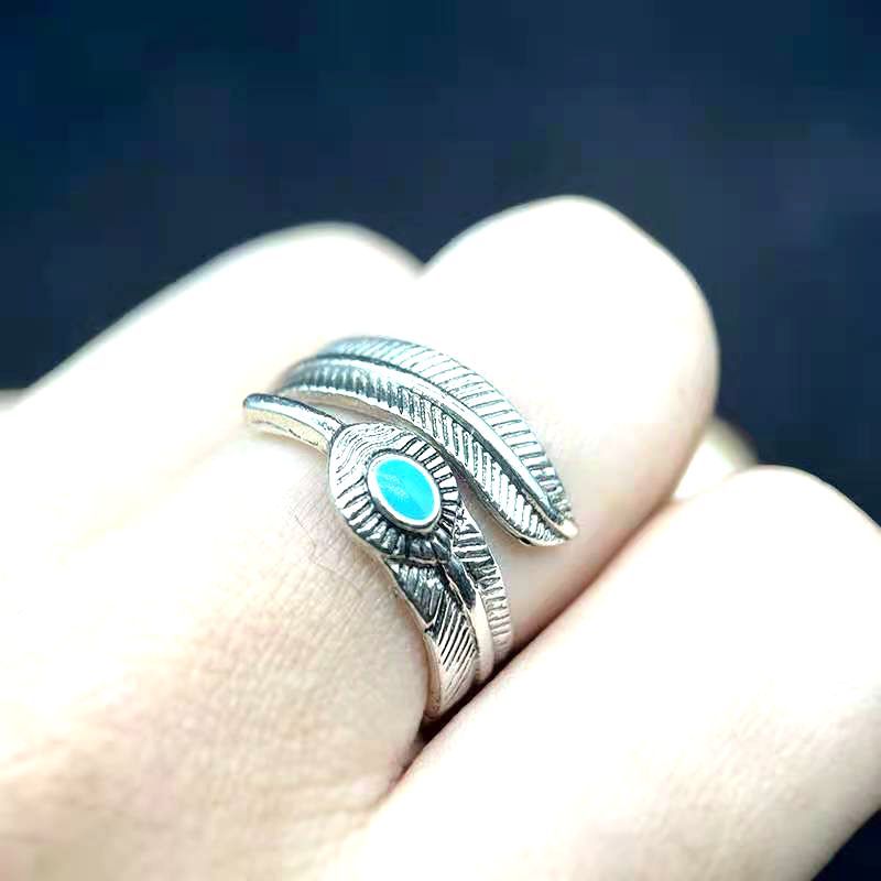 Stylish Feather Men's and Women's Leaf Ring | Elegant Ring Jewelry - Image 4