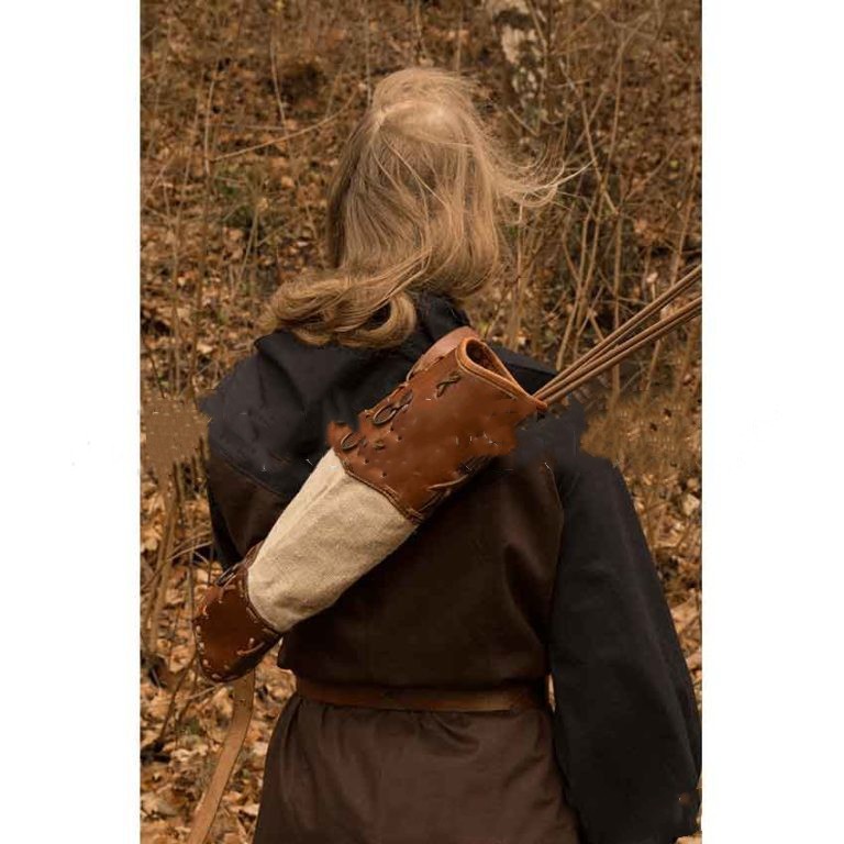 Hand Woven PU Skin Spliced Quiver by Warrior - Durable & Stylish - Image 2