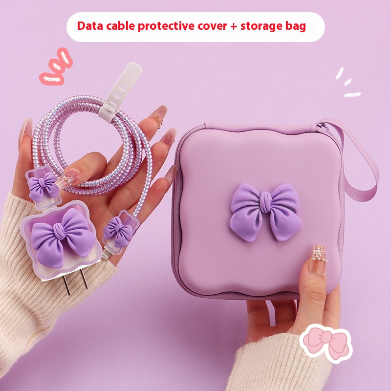 Compact and User-Friendly Household Data Cable Organizer Bag - Image 2