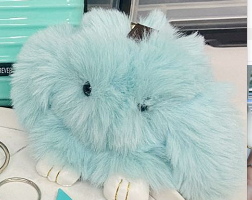 20 Vibrant Colors Fluffy Fur Pom Pom Keychain - Soft Faux Fur Ball Car Keyring & Bag Pendant Jewelry for Women - Image 16